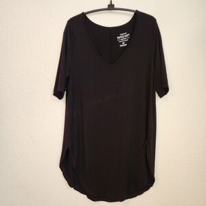 Torrid Super Soft Black Short Sleeve Tee, Size 00 (M/L)